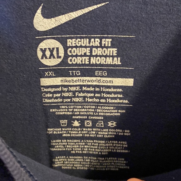 Mens Patriots team long sleeved tee, Super Bowl XLIV. Size XXL. GUC - Picture 3 of 4